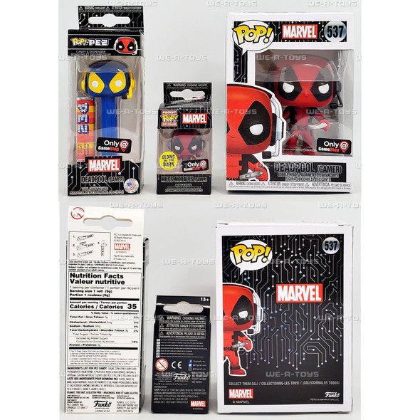 Funko POP Marvel Mystery Box Deadpool Gamer Game Stop 44531