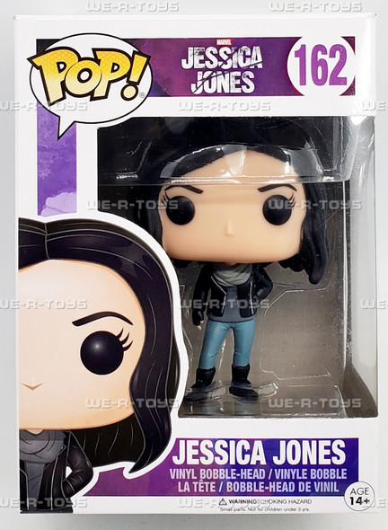 Funko POP Marvel Jessica Jones 162 Vinyl Bobble Head Figure 11097