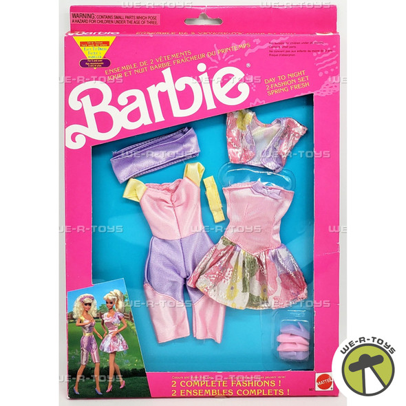 Barbie Easy to Dress Day to Night 2 Fashion Set Spring Fresh 1992 Mattel 00667