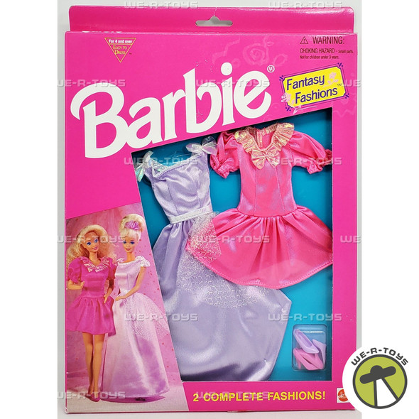 Barbie Fantasy Fashions Easy to Dress 2 Complete Fashions 1995 Mattel 68205