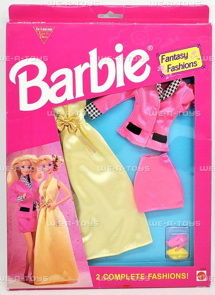 Barbie Fantasy Fashions Easy to Dress 2 Complete Fashions 1993 Mattel 68205