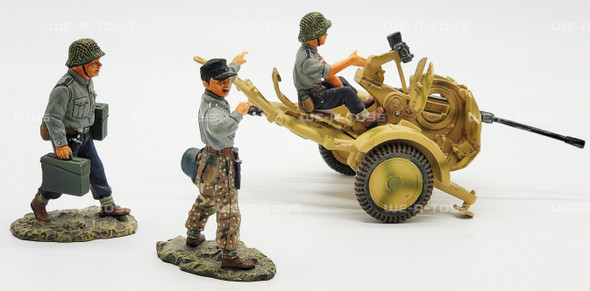 King & Country WWII German Army Miniature 20mm Flakgun with 3 volunteers WS33