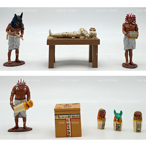 King & Country Ancient Egypt Preparing The Mummy Set Collectible Figurines AE07