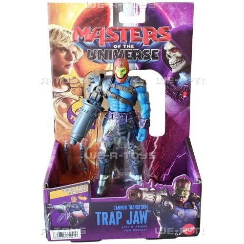 Masters of the Universe Movie 2026 Cannon Transform Trap Jaw Figure IN STOCK