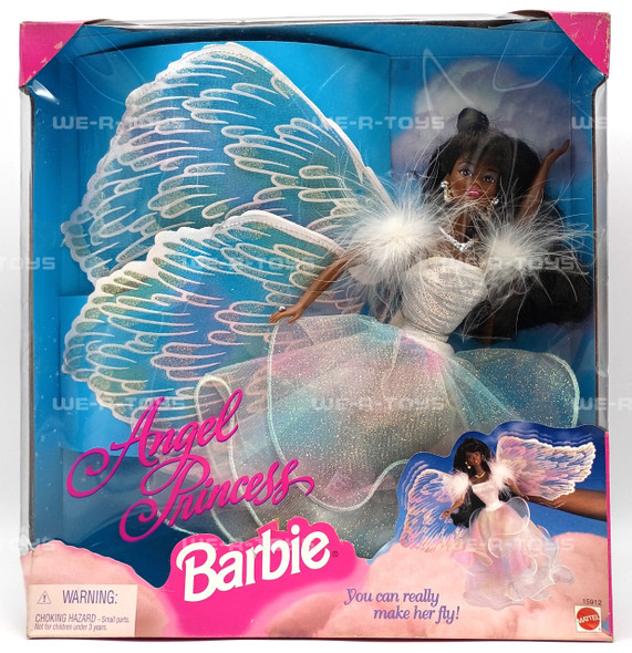 Angel Princess Barbie Doll African American Version 1996 Mattel 15912