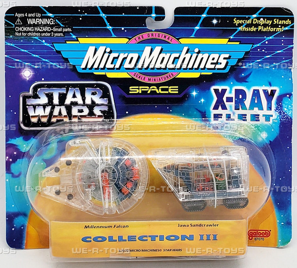 Micro Machines Star Wars X-Ray Fleet Collection III 1995 Galoob 67073