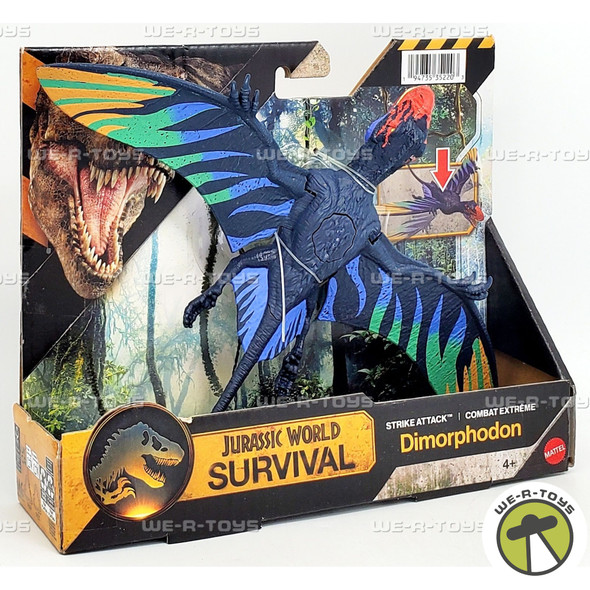 Jurassic World Survival Strike Attack Dimorphodon Action Figure Mattel JKL68