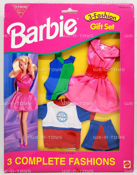 Barbie Easy to Dress 3 Fashion Gift Set 1993 Mattel 68177