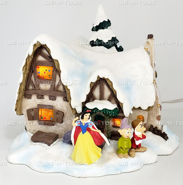 Snow White Cottage Disney Christmas Village Light Up House Disney Direct 29057