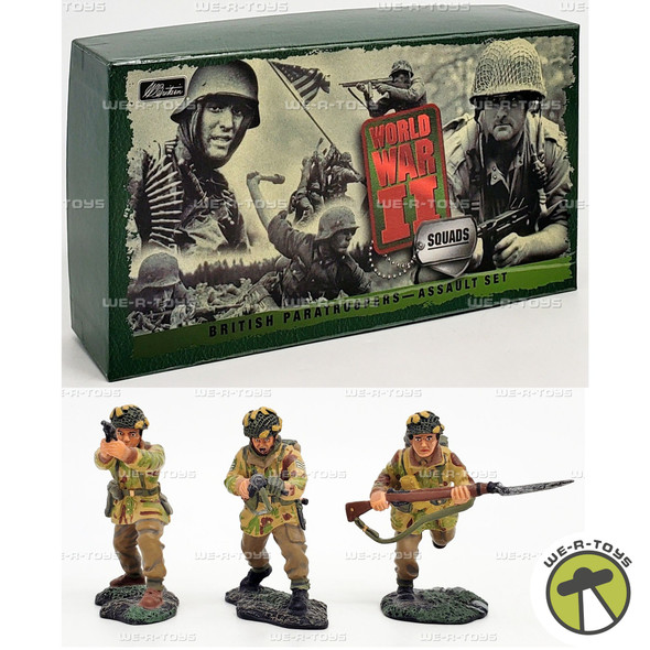 World War II Squads British Paratroopers Assault Set W Britain Ertl 17142