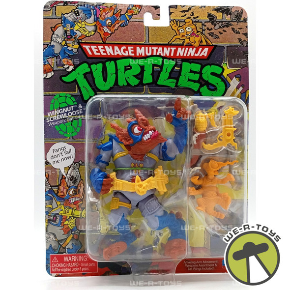 Teenage Mutant Ninja Turtles Wingnut & Screwloose Action Figures Set Playmates