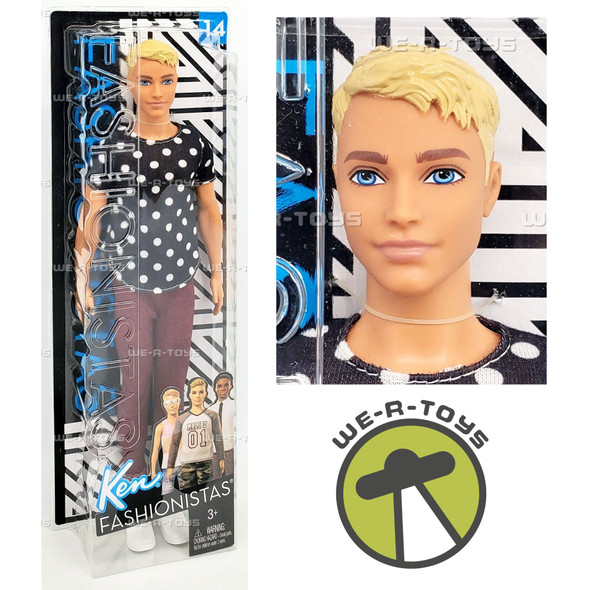 Barbie Ken Fashionistas Doll #14 Black & White 2017 Mattel FJF72