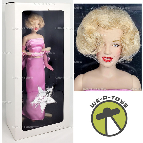 Marilyn Monroe Gentlemen Prefer Blondes Portrait Doll Pink Dress Franklin Mint