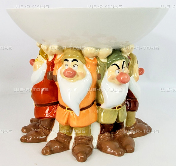 Disney Snow White Rotunda Dwarf Footed Bowl Vintage