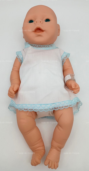 Raffoler Newborn Baby Boy Doll 1989 In Layette Including A Blanket White Version