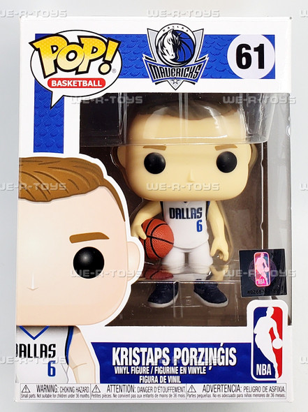 Funko POP NBA Dallas Mavericks Kristaps Porziņģis 61 Vinyl Figure