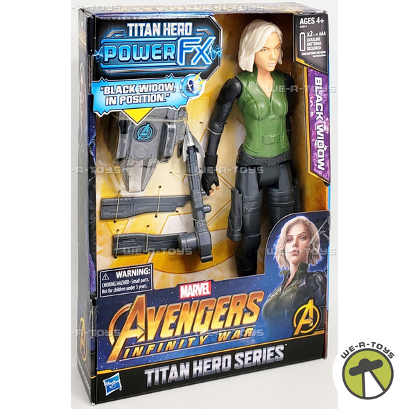 Marvel Avengers Infinity War Titan Hero Power FX Black Widow Action Figure