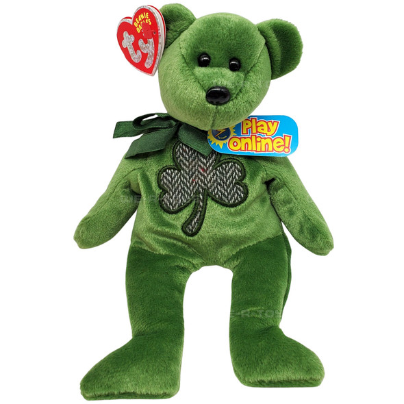 Ty Beanie Babies Luckier the Irish Bear St. Patrick's Day Plush