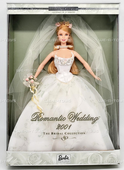 Romantic Wedding 2001 Barbie Doll The Bridal Collection 2000 Mattel 29438