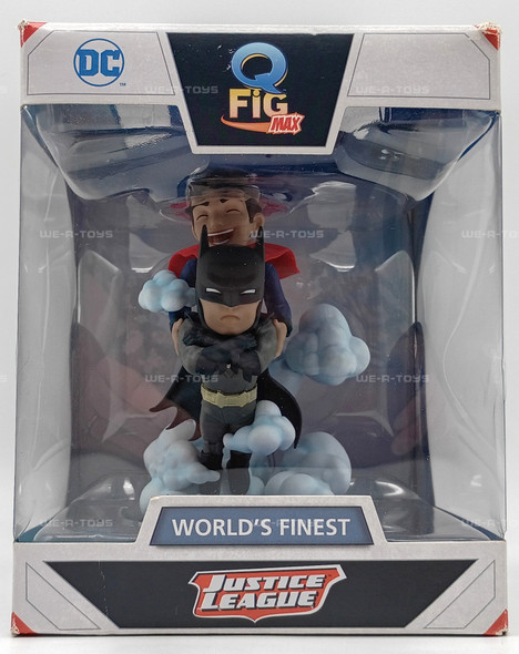 DC World's Finest Superman & Batman Q-Fig Max Figurine 2018 Quantum Mechanix