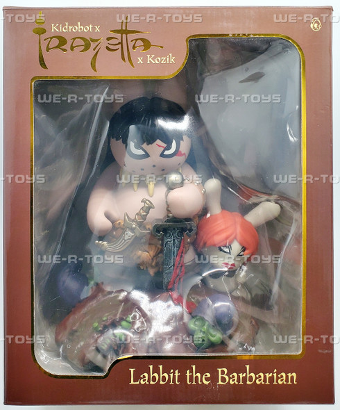Frank Frazetta x Kidrobot Labbit the Barbarian 10" Vinyl Figure