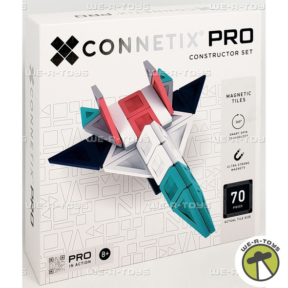 Connetix Pro Magnetic Tiles Constructor Set with Smart Spin Technology 73020