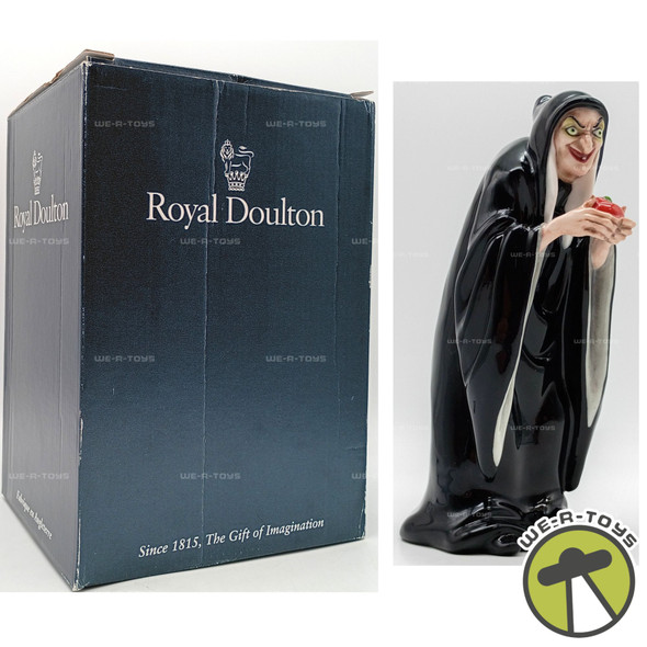 Disney Snow White Evil Queen As Old Hag Witch Figurine Royal Doulton 1998 HN3848