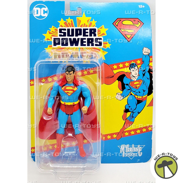 DC Super Powers Superman Classic 4.5 Inch Action Figure McFarlane 15998