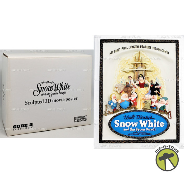 Disney Snow White and the Seven Dwarfs Sculpted 3D Movie Poster Code 3
