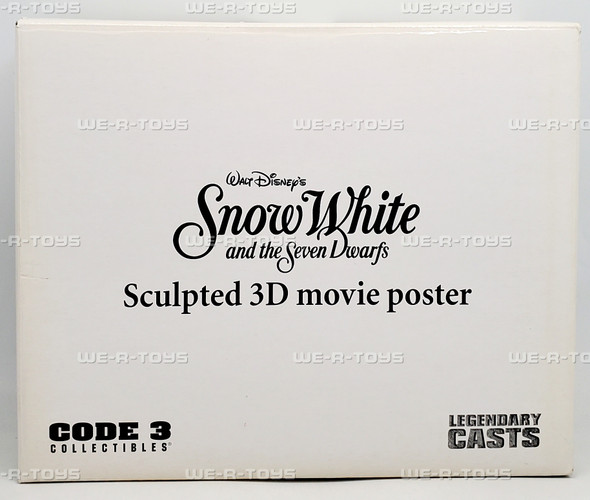 Disney Snow White and the Seven Dwarfs Sculpted 3D Movie Poster Code 3