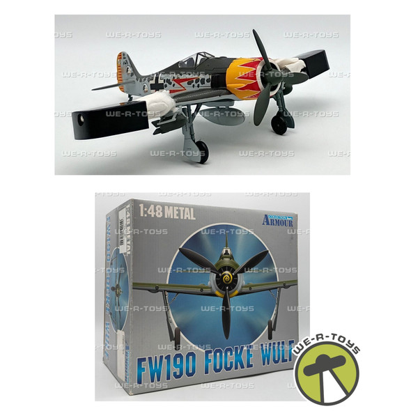 Franklin Mint Collection Armour FW190 Focke Wulf 1:48 Metal Airplane Model 98030