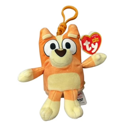 Ty Clip Bluey Bingo Plush Keychain