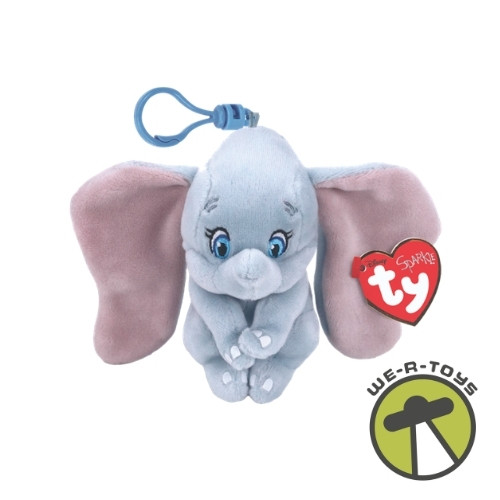 Ty Clips Disney Dumbo Plush Keychain