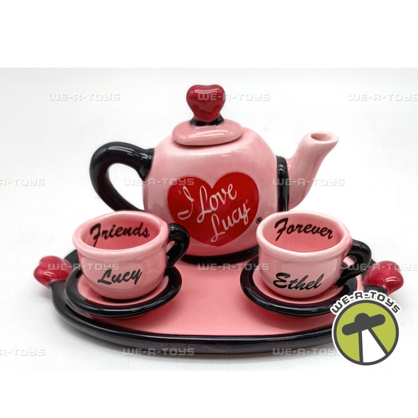 I Love Lucy Forever Friends Mini Tea Set 6 Piece 1998 Vandor China Item# 14150
