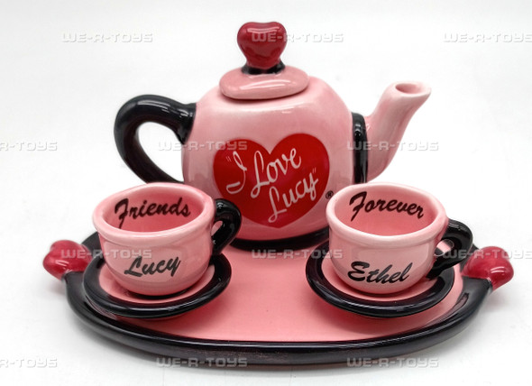 I Love Lucy Forever Friends Mini Tea Set 6 Piece 1998 Vandor China Item# 14150