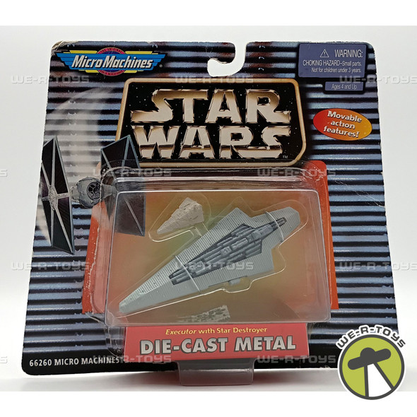 Star Wars Micro Machines Executor With Star Destroyer Vehicle 1997 Galoob 66260