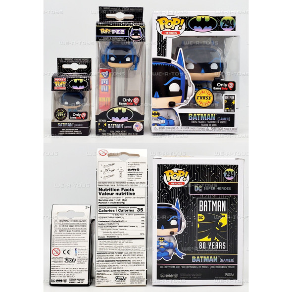 Funko POP Mystery Box GameStop Batman Gamer Chase Figure 43703