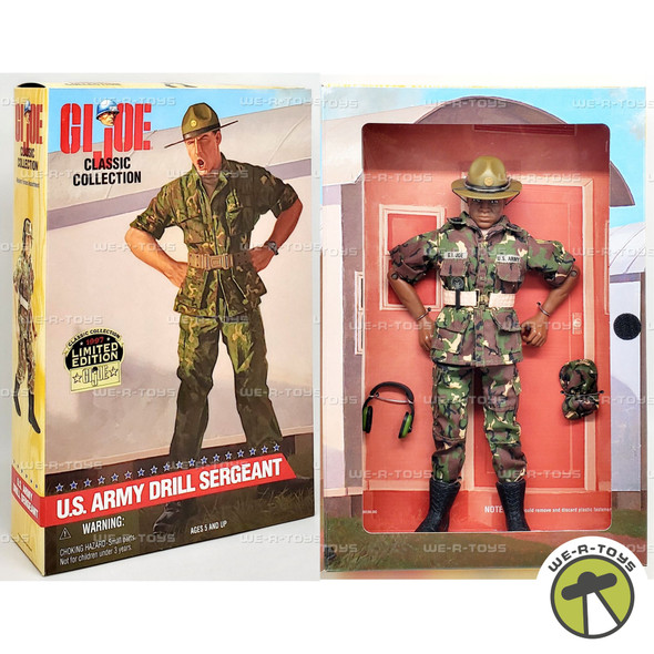G.I. Joe U.S. Army Drill Sergeant AA Action Figure 1997 Hasbro 81353