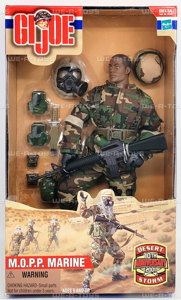 G.I. Joe 10th Anniversary Desert Storm M.O.P.P. Marine AA Figure 81658