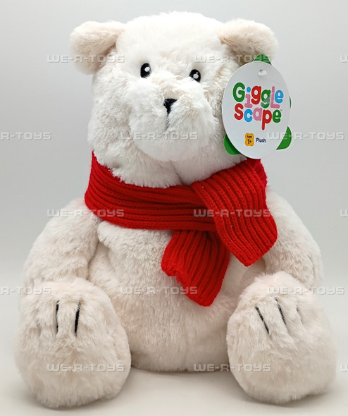 Gigglescape Polar Bear Plush With Red Scarf 12 Inch 2025 Target Brands #86136732