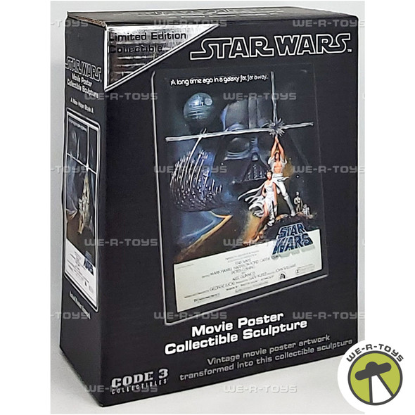 Star Wars A New Hope Style A Movie Poster Collectible Sculpture Code 3 17017