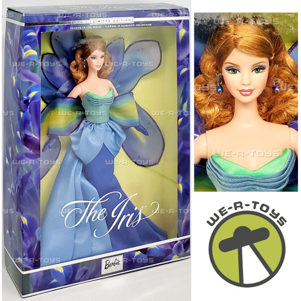 The Iris Barbie Doll Flowers in Fashion Collection 2001 Mattel 53935