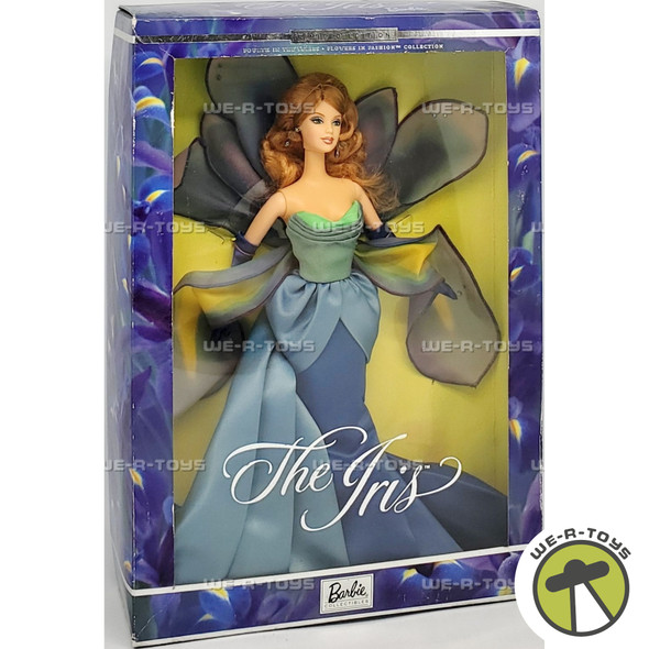 The Iris Barbie Doll Flowers in Fashion Collection 2001 Mattel 53935