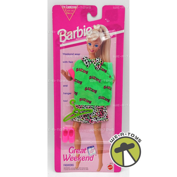 Barbie Great Weekend Fashions Hiking Pretty Outfit #68014 Mattel 1993