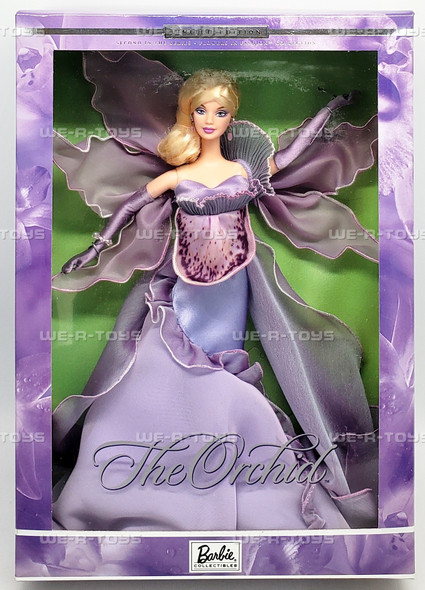 The Orchid Barbie Doll Flowers in Fashion Collection 2000 Mattel 50319