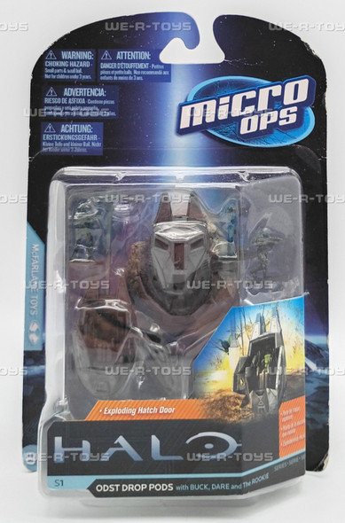Halo ODST Drop Pods Micro Ops Mini Action Figures & Accessory Set 2012 McFarlane