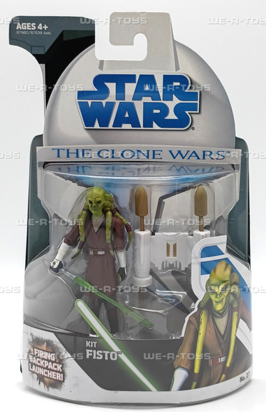 Star Wars The Clone Wars Kit Fisto Action Figure & Accessories 2009 Hasbro 87960