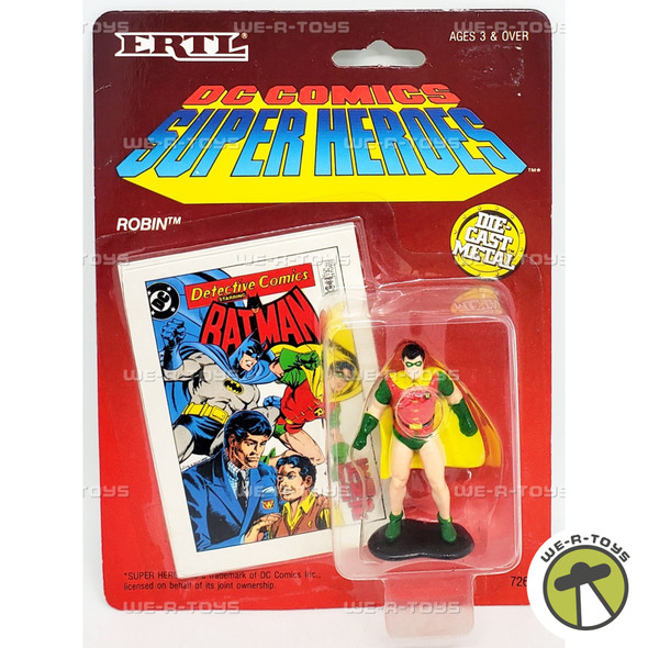 DC Comics Super Heroes Robin Die Cast Figure 1990 Ertl 00726
