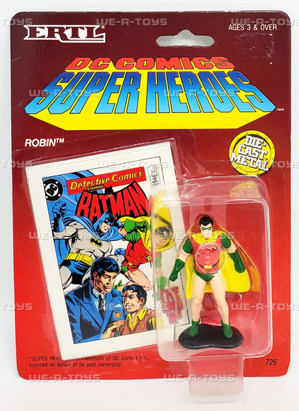 DC Comics Super Heroes Robin Die Cast Figure 1990 Ertl 00726