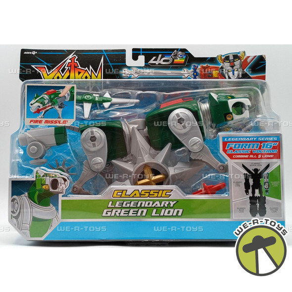 Voltron Classic Legendary Green Lion Action Figure 2024 Playmates #67052